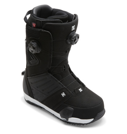 Black / White Men DC Shoes Judge Step On BOA® Snowboard Boots | DC-8046519