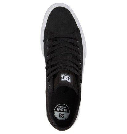 Black / White Men DC Shoes Manual Hi Txse High-Top Sneakers | DC-2813705