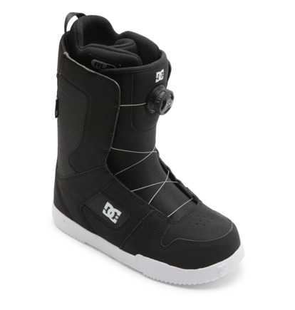 Black / White Men DC Shoes Phase BOA® Snowboard Boots | DC-1768403