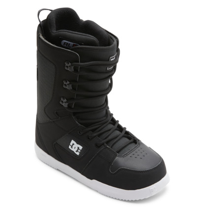 Black / White Men DC Shoes Phase Lace Snowboard Boots | DC-0235976