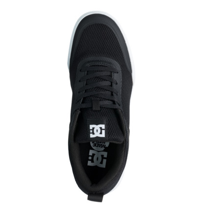 Black / White Men DC Shoes Transit Sneakers | DC-2304198