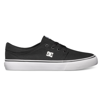 Black / White Men DC Shoes Trase Tx Sneakers | DC-9413826