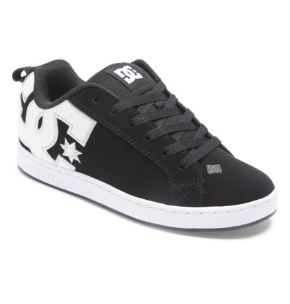 Black / White Women DC Shoes Court Graffik Sneakers | DC-2645109