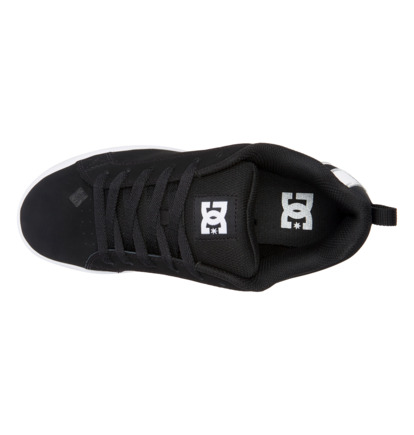 Black / White Women DC Shoes Court Graffik Sneakers | DC-2645109