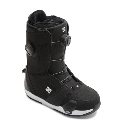 Black / White Women DC Shoes Lotus Step On BOA® Snowboard Boots | DC-1358609