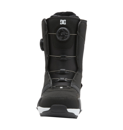 Black / White Women DC Shoes Lotus Step On BOA® Snowboard Boots | DC-1358609