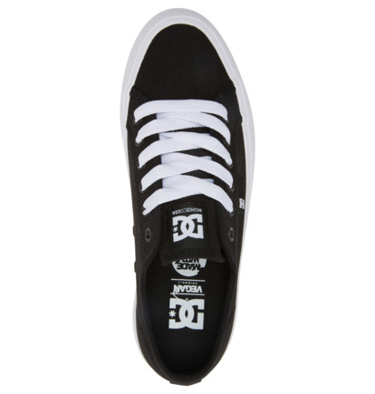 Black / White Women DC Shoes Manual Platform Sneakers | DC-5834296