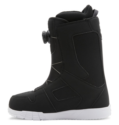 Black / White Women DC Shoes Phase BOA® Snowboard Boots | DC-5971283