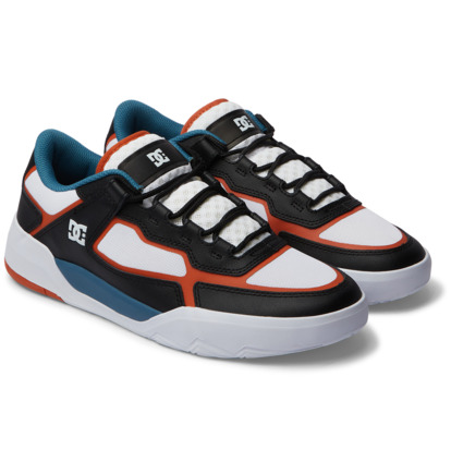 Black / White / Blue Men DC Shoes DC Metric Skate Shoes | DC-8312476