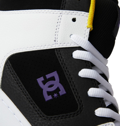 Black / White / Purple Men DC Shoes Manteca 4 Hi Sneakers | DC-1524309