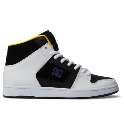 Black / White / Purple Men DC Shoes Manteca 4 Hi Sneakers | DC-1524309