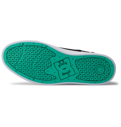 Black / White / Turquoise Men DC Shoes Teknic Sneakers | DC-9508734