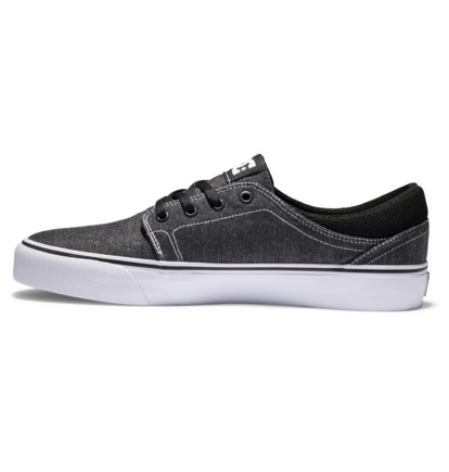 Black / White / White Men DC Shoes Trase Tx Sneakers | DC-9532467