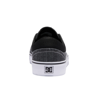 Black / White / White Men DC Shoes Trase Tx Sneakers | DC-9532467