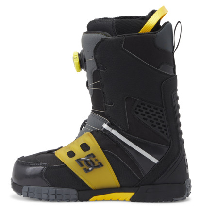 Black / Yellow Men DC Shoes Phantom BOA® Snowboard Boots | DC-3760891