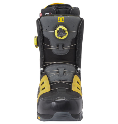 Black / Yellow Men DC Shoes Phantom BOA® Snowboard Boots | DC-3760891