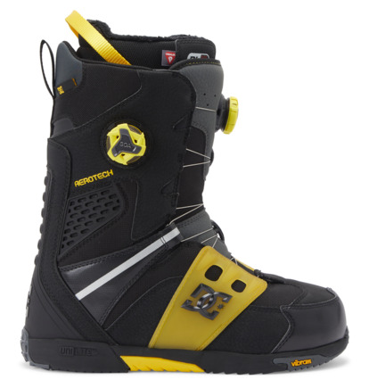 Black / Yellow Men DC Shoes Phantom BOA® Snowboard Boots | DC-3760891