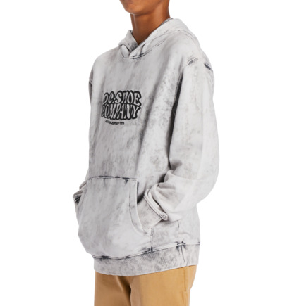 Blue Grey Kids' DC Shoes Contour Hoodie | DC-9283471