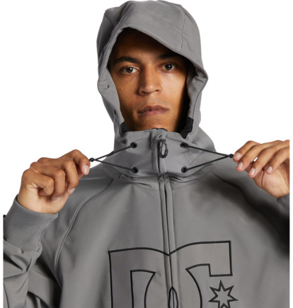 Blue Grey Men DC Shoes Spectrum Technical Softshell Snowboard Jackets | DC-3789501