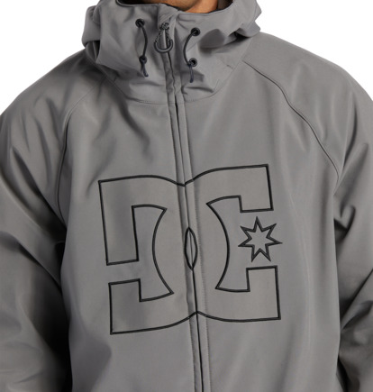 Blue Grey Men DC Shoes Spectrum Technical Softshell Snowboard Jackets | DC-3789501