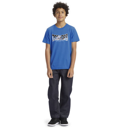 Blue Kids' DC Shoes Astro T-Shirt | DC-6419027