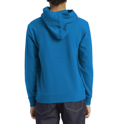 Blue Kids' DC Shoes Chrome Pullover Hoodie | DC-8324671