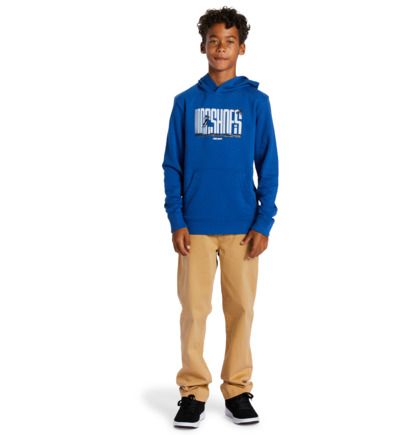 Blue Kids' DC Shoes On The Grind Hoodie | DC-0635187