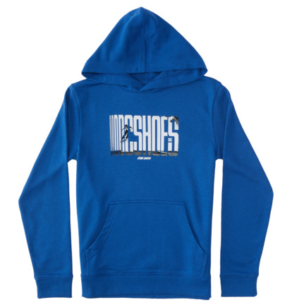 Blue Kids\' DC Shoes On The Grind Hoodie | DC-0635187