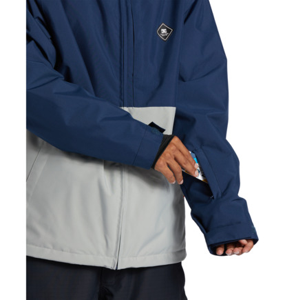 Blue Men DC Shoes Basis Technical Snowboard Jackets | DC-9158624