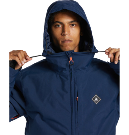 Blue Men DC Shoes Basis Technical Snowboard Jackets | DC-9158624