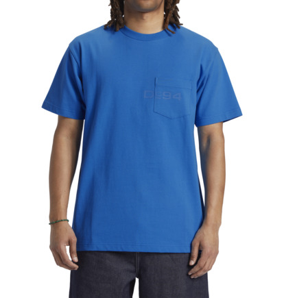 Blue Men DC Shoes DC 1994 Pocket T-Shirt | DC-0527936