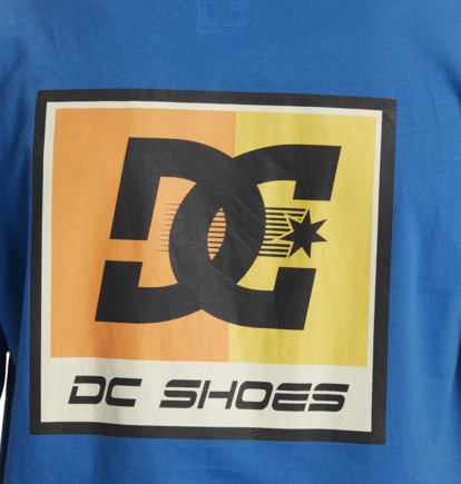 Blue Men DC Shoes Racer T-Shirt | DC-4789120