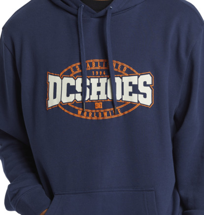 Blue Men DC Shoes Standout Pullover Hoodie | DC-0513247