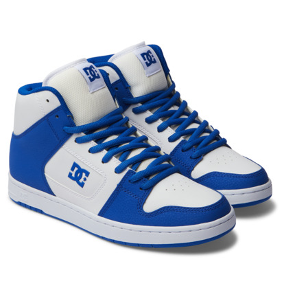 Blue / Blue / White Men DC Shoes Manteca 4 Hi Sneakers | DC-7395621