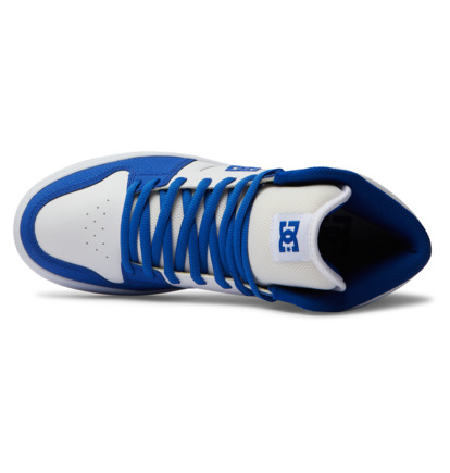 Blue / Blue / White Men DC Shoes Manteca 4 Hi Sneakers | DC-7395621