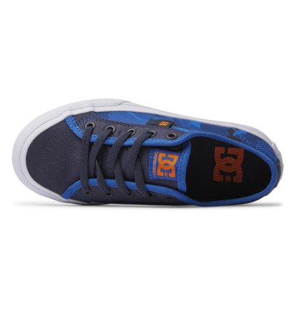 Blue / Orange Kids' DC Shoes Manual Skate Shoes | DC-9216308