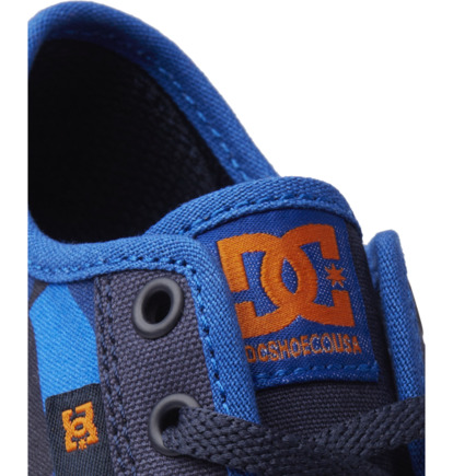 Blue / Orange Kids' DC Shoes Manual Skate Shoes | DC-9216308