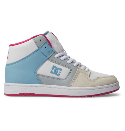 Blue / Pink Women DC Shoes Manteca 4 Hi Sneakers | DC-9076385