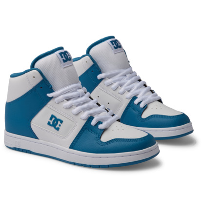 Blue / White Women DC Shoes Manteca 4 Hi Sneakers | DC-9476012