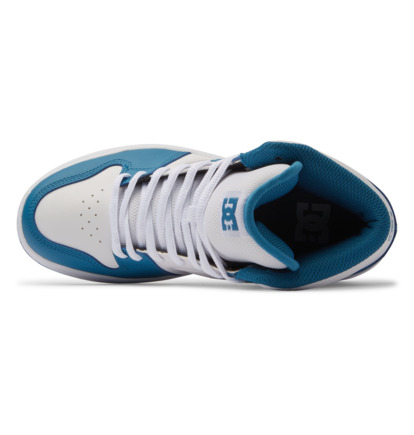 Blue / White Women DC Shoes Manteca 4 Hi Sneakers | DC-9476012