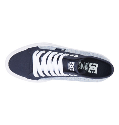 Blue / White Women DC Shoes Manual High-Top Sneakers | DC-7139826