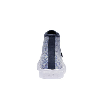 Blue / White Women DC Shoes Manual High-Top Sneakers | DC-7139826