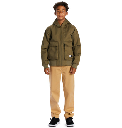 Brown Kids' DC Shoes Escalate Padded Jackets | DC-3578460