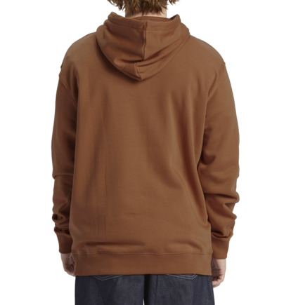 Brown Men DC Shoes Baseline Ph Hoodie | DC-4763512