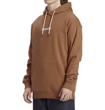 Brown Men DC Shoes Baseline Ph Hoodie | DC-4763512