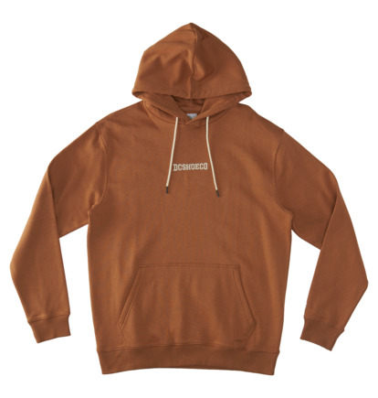 Brown Men DC Shoes Baseline Ph Hoodie | DC-4763512