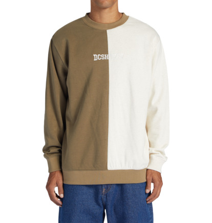 Brown Men DC Shoes Baseline Sweatshirts | DC-2143706