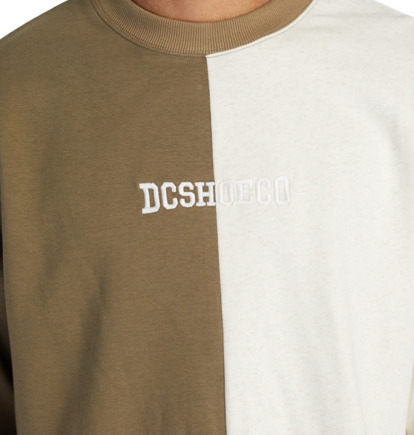 Brown Men DC Shoes Baseline Sweatshirts | DC-2143706