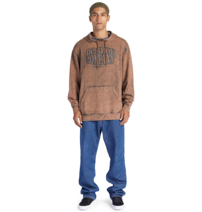 Brown Men DC Shoes Contour Hoodie | DC-5289360