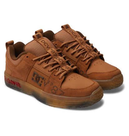 Brown Men DC Shoes DCV87 Lynx Skate Shoes | DC-6472138